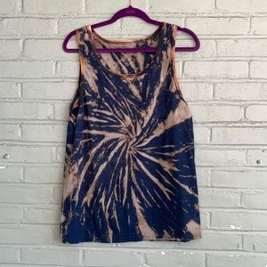 Bleach Tie Dyed Tank